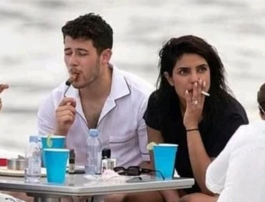 «Κράξιμο» στην Πριγιάνκα Τσόπρα γιατί κάπνιζε - Εθεάθη με τσιγάρο ενώ κάνει καμπάνια για το άσθμα (φωτο)